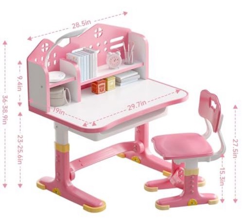 Kids desk and chair set - desk,